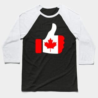 Canada Thumbs Up Baseball T-Shirt